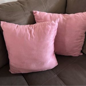 Home Decor Pillows| 2 Pink